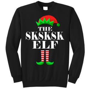 The SKSKSK Elf Funny Christmas Matching Sweatshirt