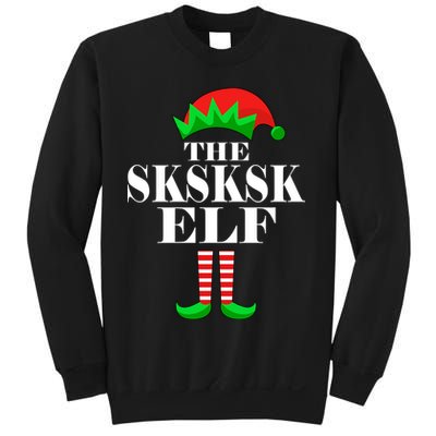The SKSKSK Elf Funny Christmas Matching Sweatshirt