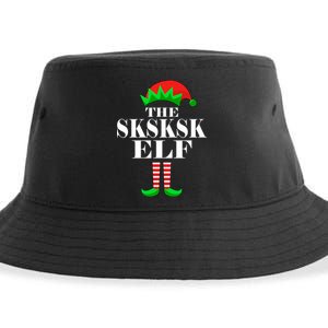 The SKSKSK Elf Funny Christmas Matching Sustainable Bucket Hat