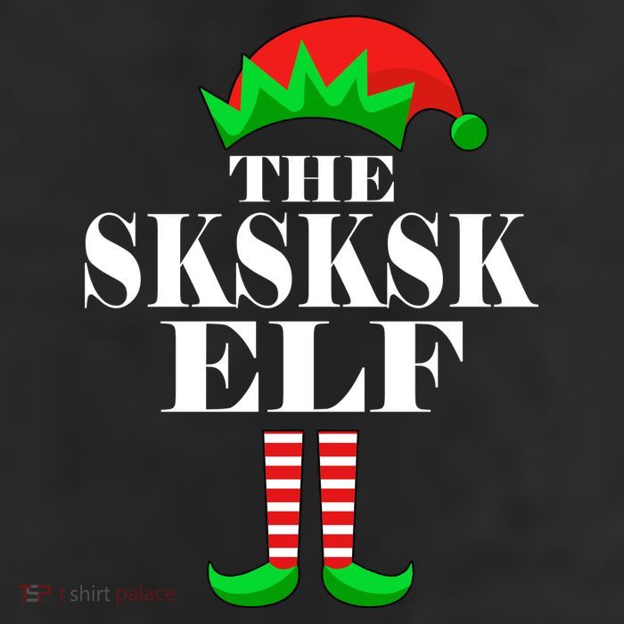 The SKSKSK Elf Funny Christmas Matching 11oz C Handle Ceramic Mug