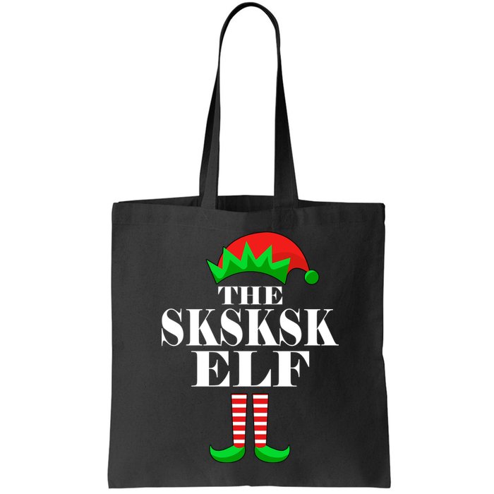 The SKSKSK Elf Funny Christmas Matching Bag