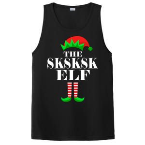 The SKSKSK Elf Funny Christmas Matching PosiCharge Competitor Tank