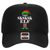 The SKSKSK Elf Funny Christmas Matching Trucker Hat