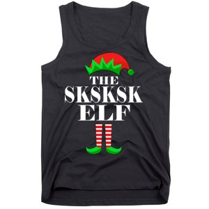 The SKSKSK Elf Funny Christmas Matching Tank Top