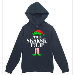 The SKSKSK Elf Funny Christmas Matching Urban Pullover Hoodie