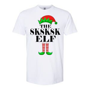 The SKSKSK Elf Funny Christmas Matching Softstyle CVC T-Shirt