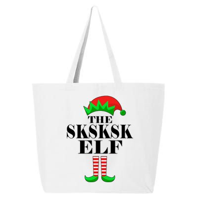 The SKSKSK Elf Funny Christmas Matching 25L Jumbo Tote