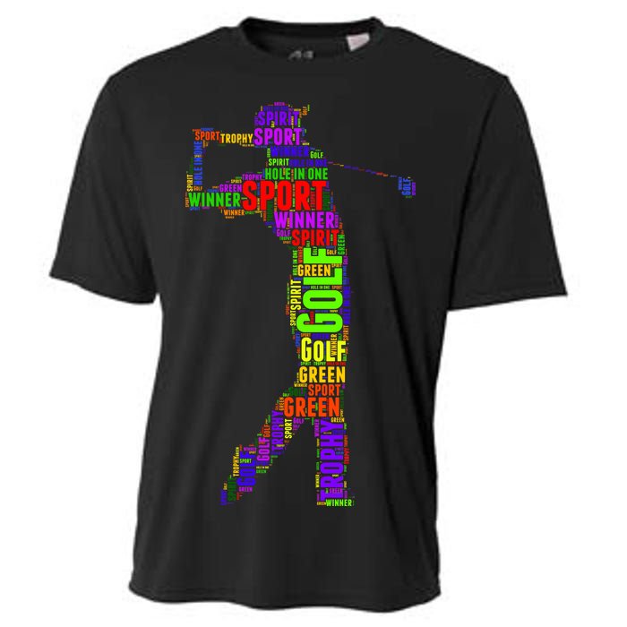 The Spirit of Golf Word Mash-up Cooling Performance Crew T-Shirt