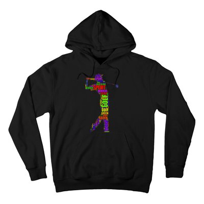 The Spirit of Golf Word Mash-up Hoodie