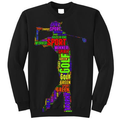 The Spirit of Golf Word Mash-up Sweatshirt