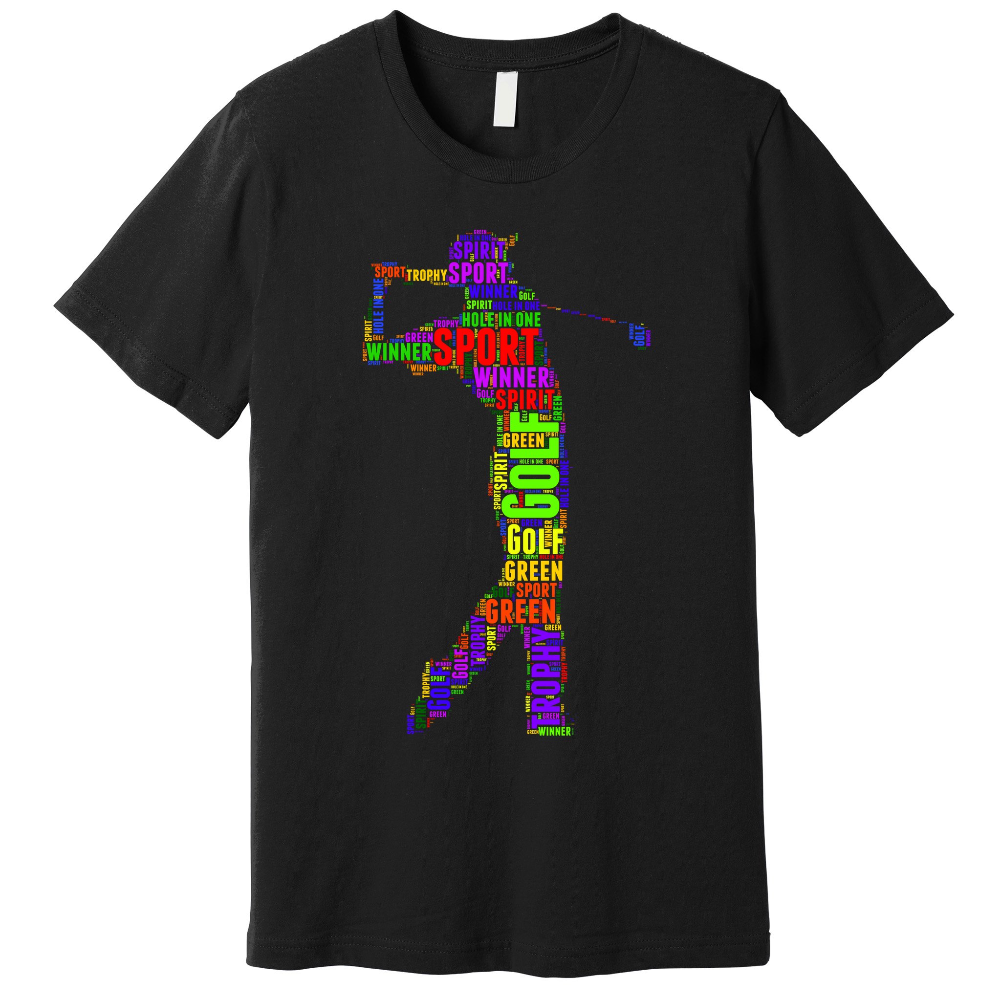 The Spirit of Golf Word Mash-up Premium T-Shirt