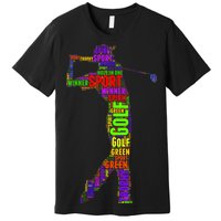 The Spirit of Golf Word Mash-up Premium T-Shirt