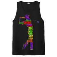 The Spirit of Golf Word Mash-up PosiCharge Competitor Tank