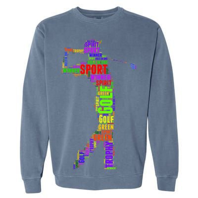 The Spirit of Golf Word Mash-up Garment-Dyed Sweatshirt