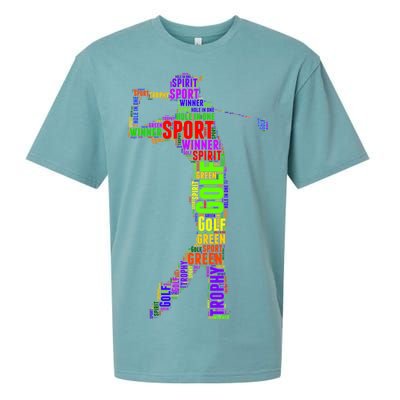 The Spirit of Golf Word Mash-up Sueded Cloud Jersey T-Shirt