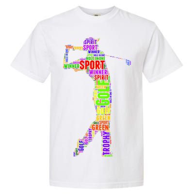 The Spirit of Golf Word Mash-up Garment-Dyed Heavyweight T-Shirt