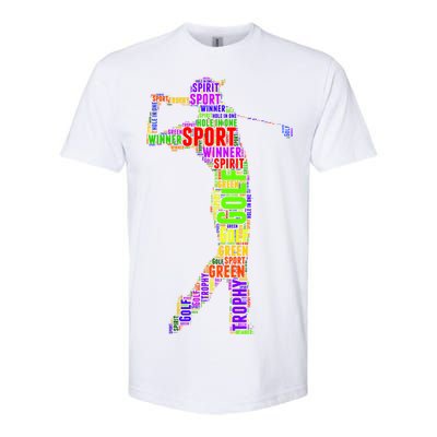 The Spirit of Golf Word Mash-up Softstyle® CVC T-Shirt