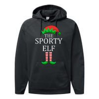 The Sporty Elf Family Matching Christmas Performance Fleece Hoodie