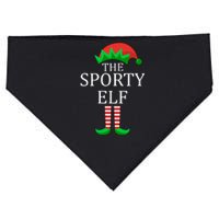 The Sporty Elf Family Matching Christmas USA-Made Doggie Bandana