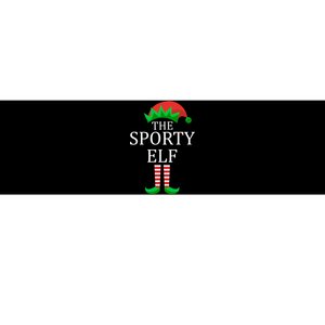 The Sporty Elf Family Matching Christmas Bumper Sticker