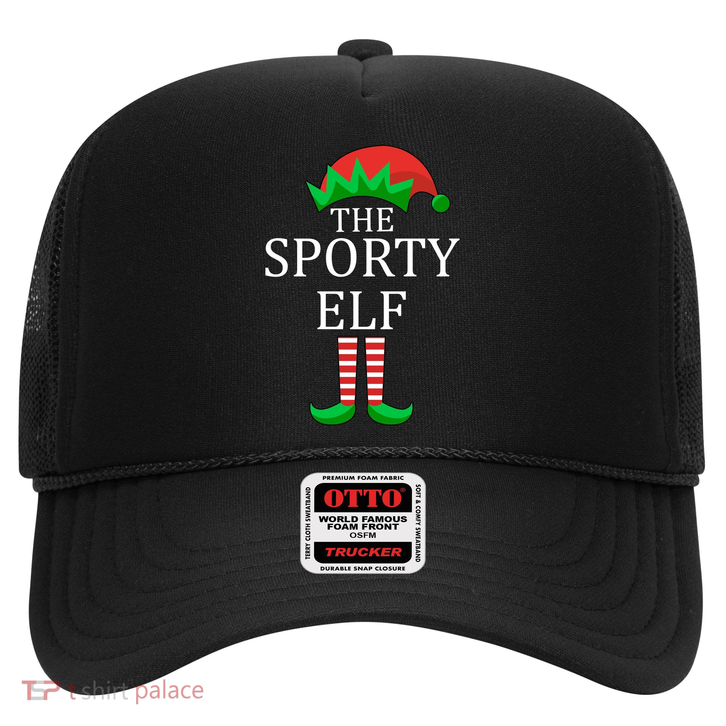 The Sporty Elf Family Matching Christmas Trucker Hat