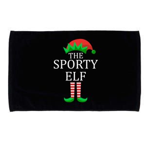 The Sporty Elf Family Matching Christmas Microfiber Hand Towel