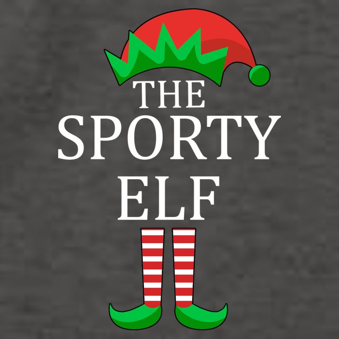 The Sporty Elf Family Matching Christmas Vector Backpack