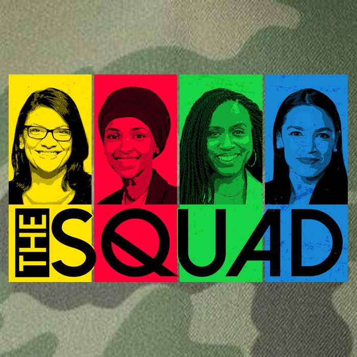 The Squad AOC Ilhan Omar Tlaib Pressley Legacy Tie Dye Trucker Hat