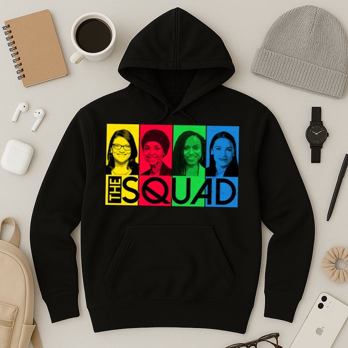 The Squad AOC Ilhan Omar Tlaib Pressley Hoodie