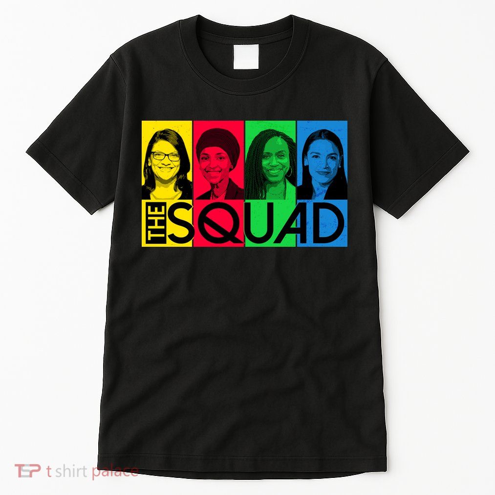 The Squad AOC Ilhan Omar Tlaib Pressley Tall T-Shirt