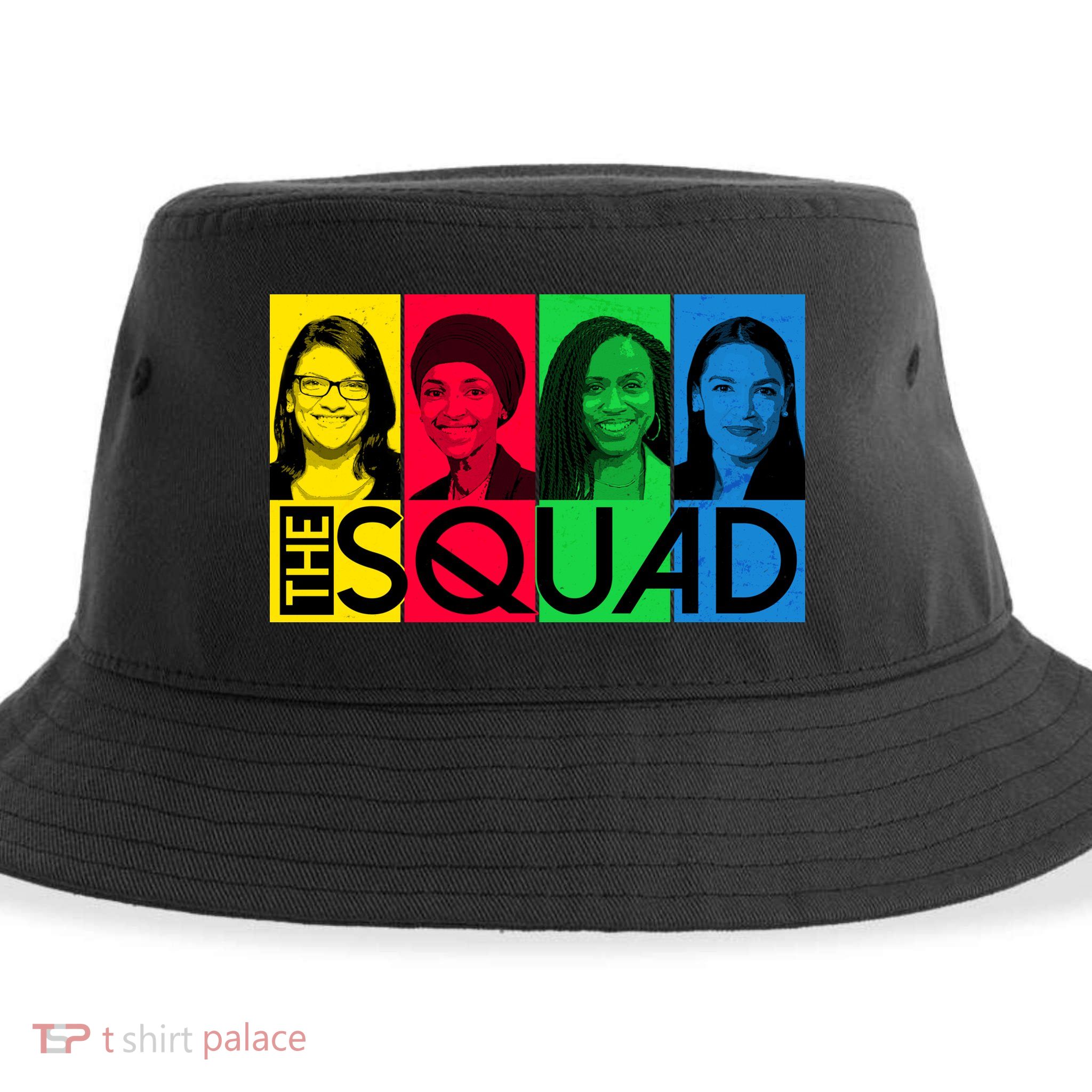 The Squad AOC Ilhan Omar Tlaib Pressley Sustainable Bucket Hat