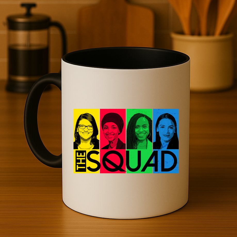 The Squad AOC Ilhan Omar Tlaib Pressley Mug