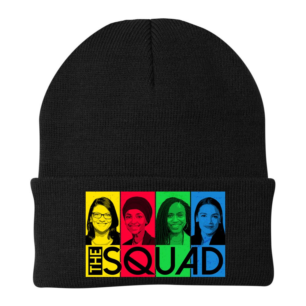 The Squad AOC Ilhan Omar Tlaib Pressley Beanie