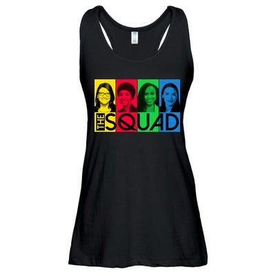 The Squad AOC Ilhan Omar Tlaib Pressley Ladies Essential Flowy Tank