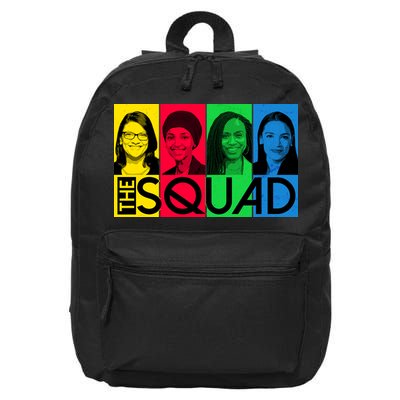 The Squad AOC Ilhan Omar Tlaib Pressley 16 in Basic Backpack