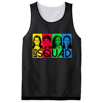 The Squad AOC Ilhan Omar Tlaib Pressley Mesh Reversible Basketball Jersey Tank