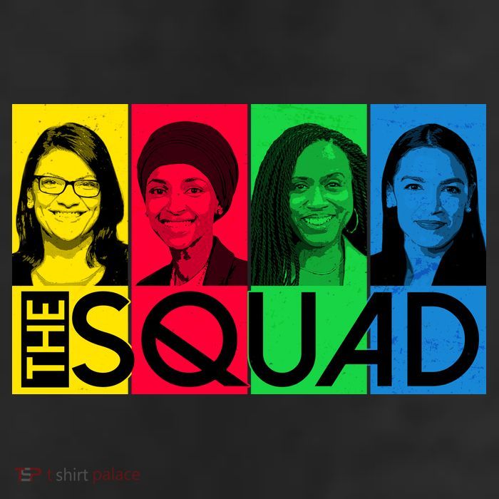 The Squad AOC Ilhan Omar Tlaib Pressley 25L Jumbo Tote