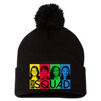 The Squad AOC Ilhan Omar Tlaib Pressley Pom Pom 12in Knit Beanie