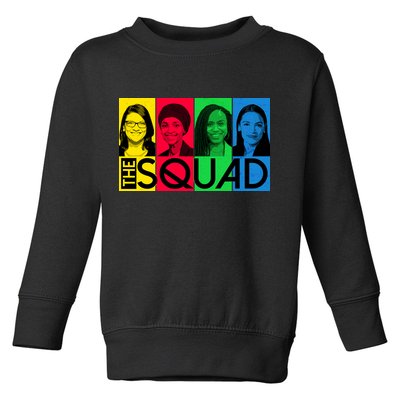 The Squad AOC Ilhan Omar Tlaib Pressley Toddler Sweatshirt