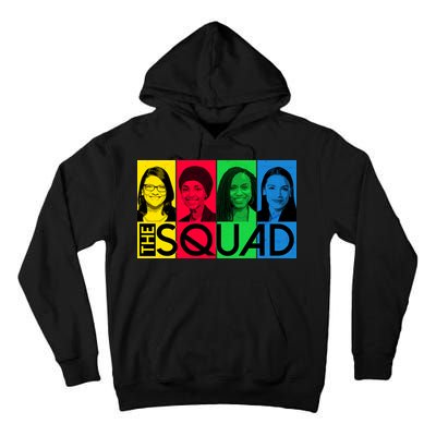 The Squad AOC Ilhan Omar Tlaib Pressley Tall Hoodie