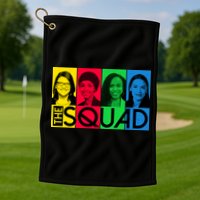 The Squad AOC Ilhan Omar Tlaib Pressley Golf Towel