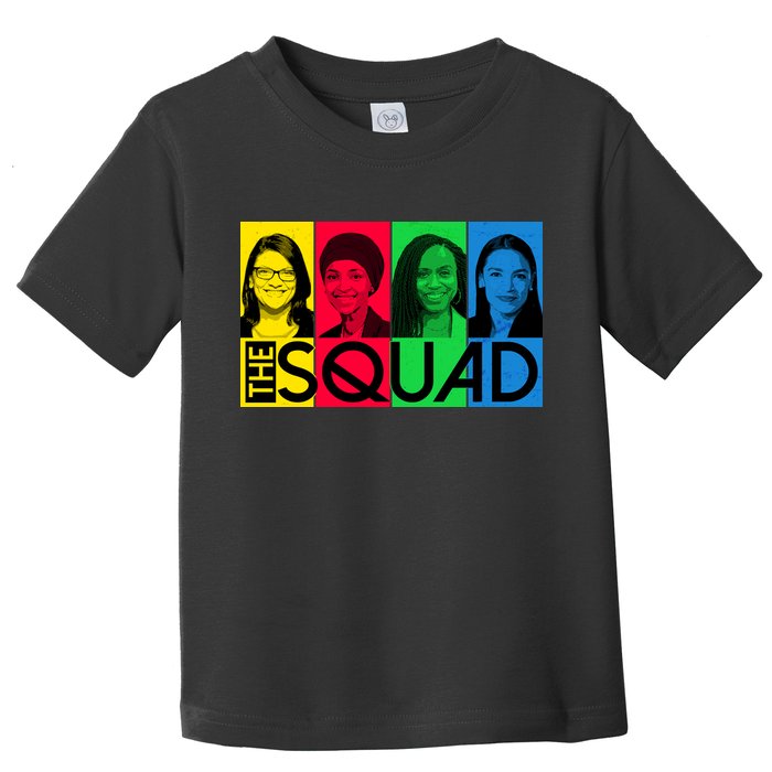 The Squad AOC Ilhan Omar Tlaib Pressley Toddler T-Shirt