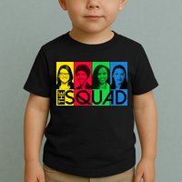 The Squad AOC Ilhan Omar Tlaib Pressley Toddler T-Shirt