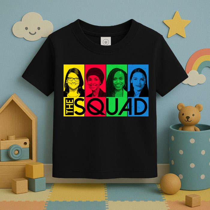 The Squad AOC Ilhan Omar Tlaib Pressley Toddler T-Shirt