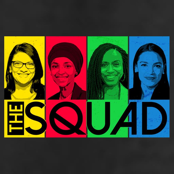 The Squad AOC Ilhan Omar Tlaib Pressley Microfiber Hand Towel