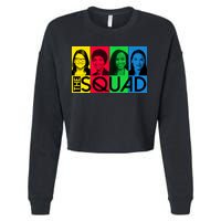 The Squad AOC Ilhan Omar Tlaib Pressley Cropped Pullover Crew