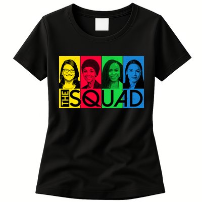 The Squad AOC Ilhan Omar Tlaib Pressley Womens T-Shirt