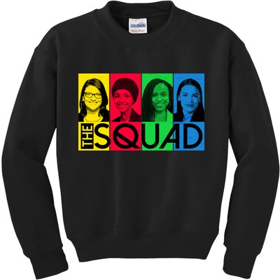 The Squad AOC Ilhan Omar Tlaib Pressley Kids Sweatshirt