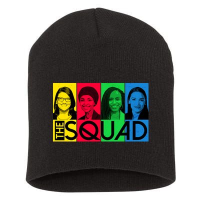 The Squad AOC Ilhan Omar Tlaib Pressley Short Acrylic Beanie