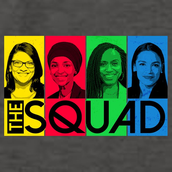 The Squad AOC Ilhan Omar Tlaib Pressley Vector Backpack
